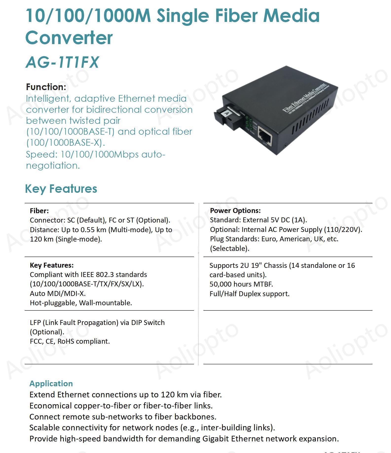 10/100/1000M Single Fiber(图1)